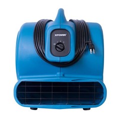 XPOWER P-830 Pro 1 HP 3600 CFM Centrifugal Air Mover, Carpet Dryer, Floor Fan…