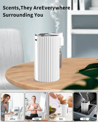 Waterless Essential Oil Diffuser Cordless Rechargeable Aroma Machine Home Car