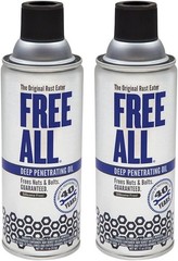 Free All Rust Eater Penetrating Oil 11 Oz Aerosol 2 Pack Rust Remover Spray NEW