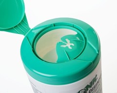 Monk Disinfectant Wipes, Large Lemon Breeze Fresh Scented Disinfectant Wipes