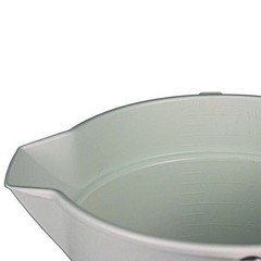 Impact Deluxe Heavy-Duty Bucket, Polypropylene, Gray, 10.63″ Diameter