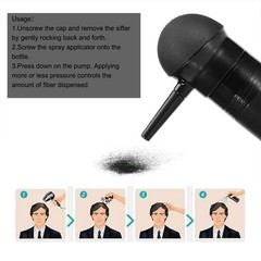 Yosoo Health Gear Hair Fiber Applicator, Applicator Pump default, Black