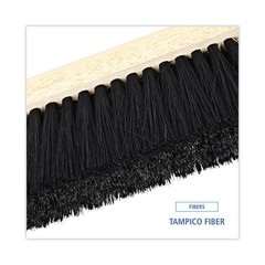 Boardwalk 20224 2.5″ Black Tampico Fiber Bristles 24″ Brush Floor Brush Head New