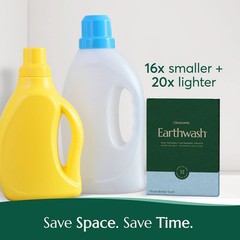earthwash Laundry Sheets, Ocean Breeze (32 Loads), The 32 Sheets (Pack of 1)