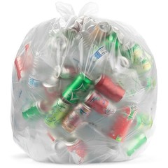 Aluf Plastics 45 Gallon Clear Trash Bags 40 X 48 – 16 Micron Equivalent High