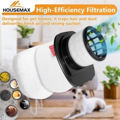 IX141 Filter Replacement for Shark Rocket Pet Pro Cordless Vacuum ix141-2+2