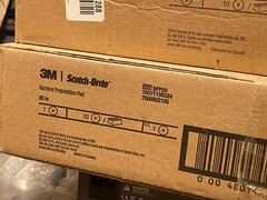 Lot of 10 New 3M Scotch-Brite 20in surface Preparation Pads SPP20 (in one box)