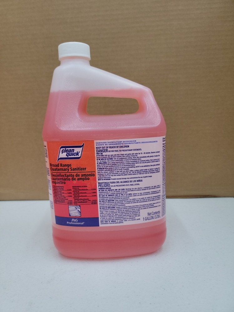 Clean Quick 1 gal. Broad Range Quaternary Sanitizer Sweet Scent P&G