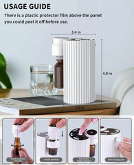 Waterless Essential Oil Diffuser Cordless Rechargeable Aroma Machine Home Car