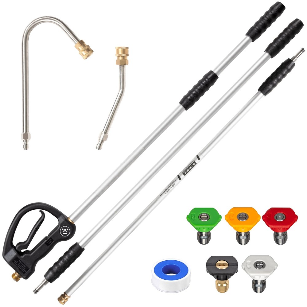 Westinghouse 9 Ft. Pressure Washer Extension 126L x 1.3W x 1.3H inches, Black