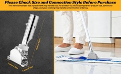 Garne Mop Handle Clip Stainl Steel Steel Clip on Dust Mop Handle: