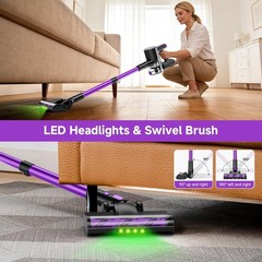 Honki Cordless Vacuum Cleaner 500W/40Kpa Vacuum Cleaners For Home Stick Vacuum