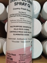 Claire 1001 17 oz Aerosol Spray Q Disinfectant – Country Fresh Scent (12/CT) New