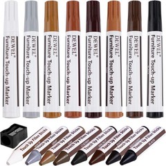 1 Count (Pack of 17), Black, Gray, Maple, Oak, Cherry, Walnut, Mahogany, White