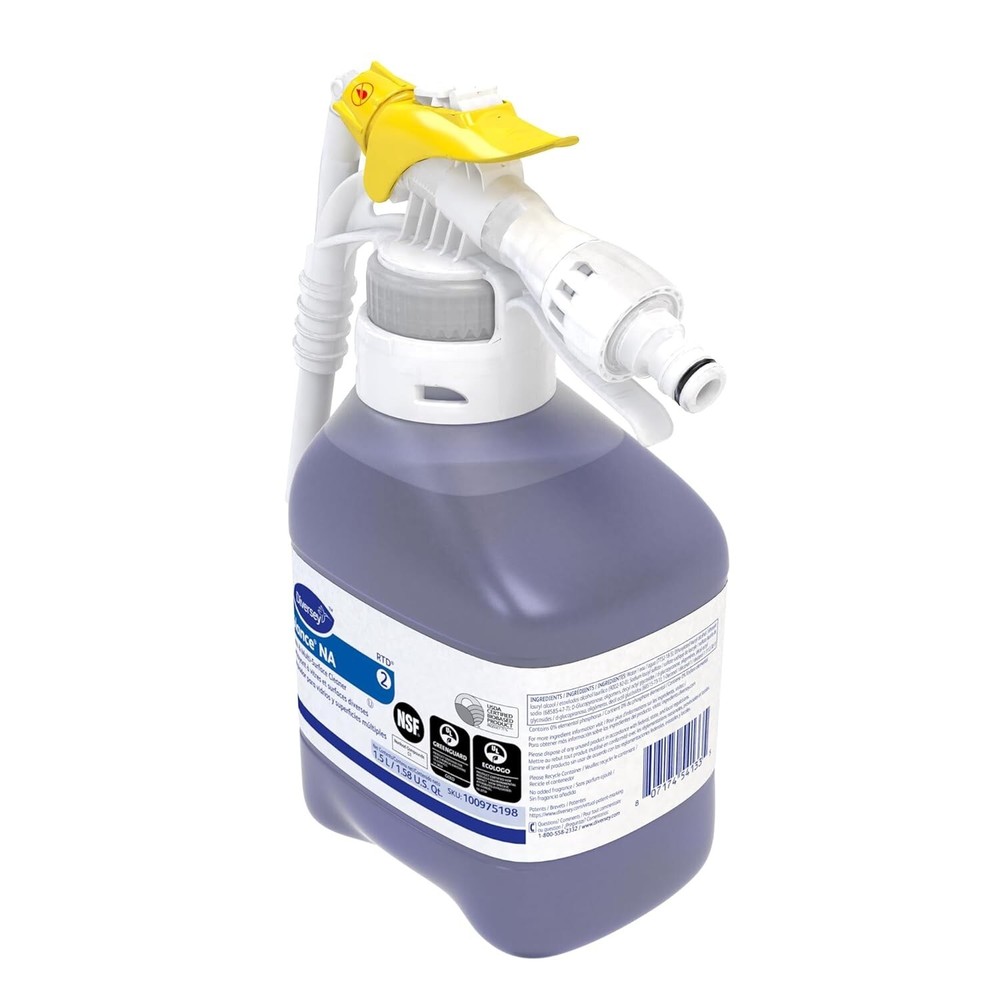 2x Diversey 100975198 Glance NA 2 Glass & Multi-Surface Cleaner 1.5L each