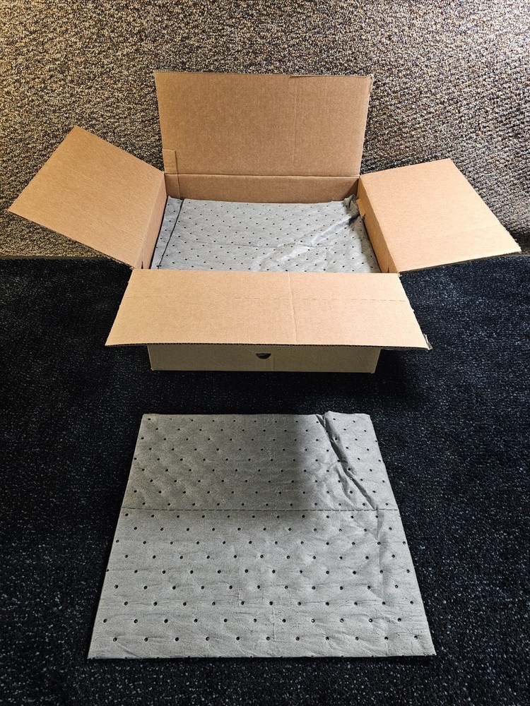 (QTY 50) Spilfyter GFF-75MC 16″x 18″ Universal Double-Weight Absorbent Pads