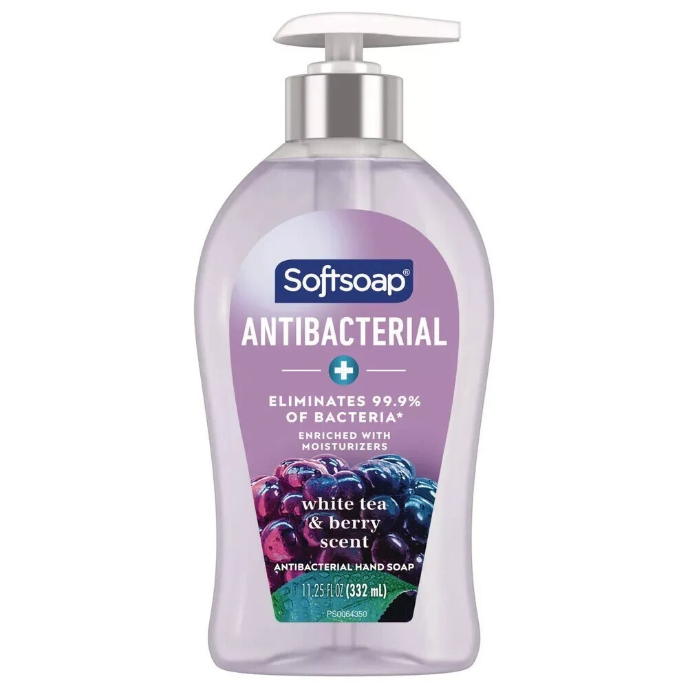 Softsoap 44573EA Antibacterial Hand Soap – White Tea and Berry Fusion New. 08/26