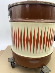 Vintage Original Shop-Vac Wet Dry Model 5 Gal USA Brown Metal Can Model 222 MCM