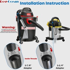 Upholstery & Carpet Cleaning Extractor Attachment – Auto Detailing Vacuum Wand T