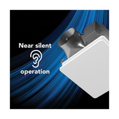 EVOLVE Premium Bathroom Exhaust Fan w/Continuous Run, 110-130-150 Selectable …