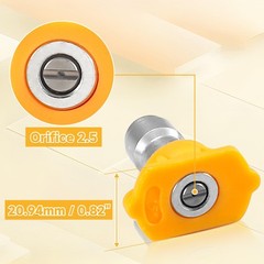 Tool Daily Pressure Washer Tips, 15 Degree Yellow Power Nozzle