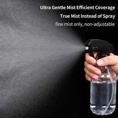 Spray Nozzle for Bottles, Bottle Replacement Trigger Black