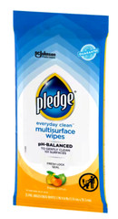 Pledge Multi-Surface Wipes, pH-Balanced formula – 25 ct.