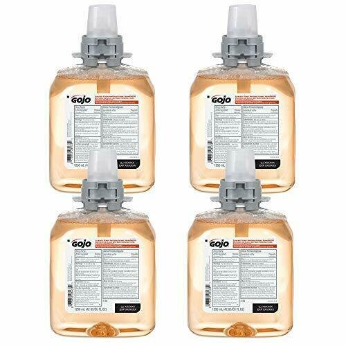 GOJO 5162 FMX-12 Luxury Foam Antibacterial Fresh Fruit Fragrance,1250 mL -4 Pack