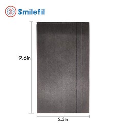 S SMILEFIL 6 Pack 9-38737 Dust Cloth Filter Bag Wet Dry Vacuum 6 Pcs, Gray
