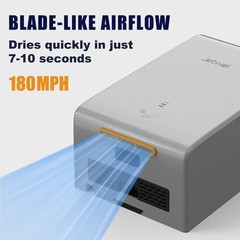 JETWELL ADA Compliant Hand Dryer, ABS Plastic Cover Hard Wired Design, AC 110…