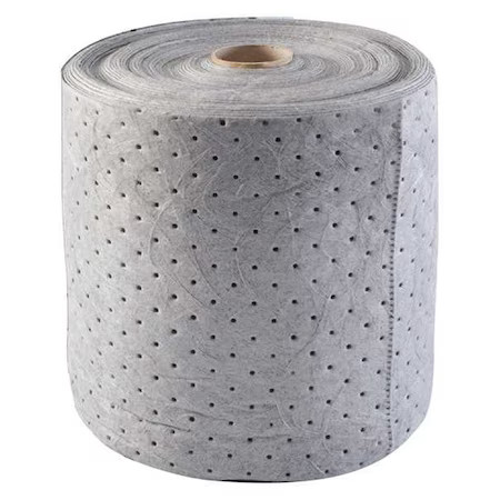 Condor 35Zr23 Sorbent Roll, 19 Gal, 15 In X 150 Ft, Universal, Gray,