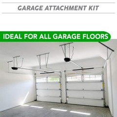 OVO Central Vacuum Garage Kit, with 30ft Straight air Hose, 12’’ Kit B, Gray