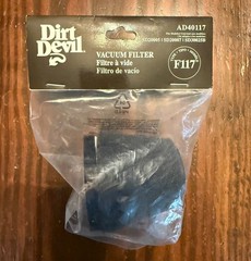 NEW Genuine Dirt Devil F117 Filter Washable Reusable AD40117 SEALED SD20005