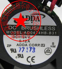 1pc new fan freeship AD0424HB-B31 DC24V 0.12A ADDA 40*40*28 2