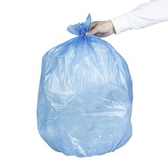 Restaurantware Recycling Trash Bags 250 Count 12-16 Gallon Heavy-Duty Plastic