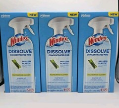 Windex Fresh Scent Concentrated Multi-Surface Cleaner Liquid 28oz (3-Pack)