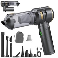 Car Vacuum Portable Cordless, Foldable Handheld Vacuum with Brushless Motor, …