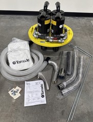 Tornado 98695 Quad Head Pneumatic Drum Top Vacuum Head Wet/Dry, Standard, 238cfm