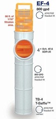 Tuf-Tite Effluent Filter EF-4 Combo 1 Count (Pack of 1), Yellow, White