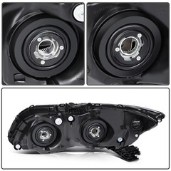 Headlight Assembly Pair for 2012-2015 Civic 33150TR0A01 33400TR0A01