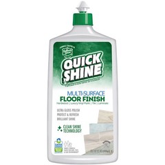 Quick Shine 77777-5 Ultra Gloss Multi-Surface Floor Finish 27 oz. (Pack of 6)
