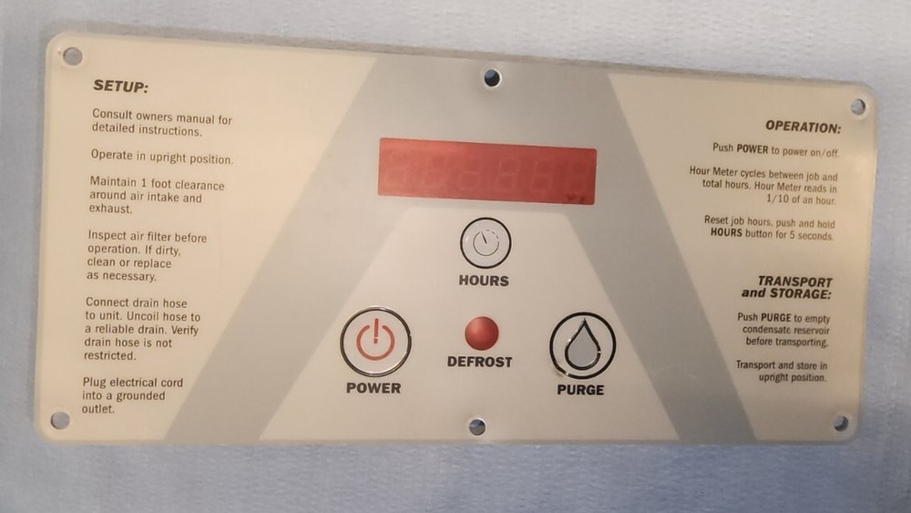 Phoenix Therma-stor 200 HT 270HTx R150 Dehumidifier Control Board Panel 4030083