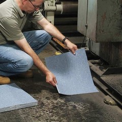 Pig Blu106 Sorbent Pad, 17 Gal, 15 In X 19 In, Universal, Blue, Fibers