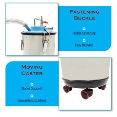 30L Pneumatic Vacuum Industrial Cleaner Iron Chip and Oil Absorber Collecter