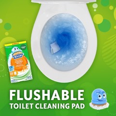 Scrubbing Bubbles Flushable Toilet Bowl Wand Cleaner 10 Count (Pack of 12)