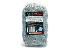 Aluminum Wool (COARSE Grade) – 3.5oz Skein/Wad- by Rogue River Tools. Soft clean