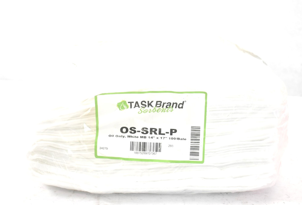 Hospeco TaskBrand oil Only Sorbent Pads 100 Pack 14″ x 17″ Unscented Set