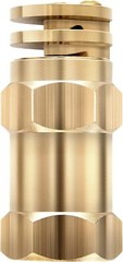 Boomless Spray Nozzle 1/2″ FPT #20 Orifices (90° & 180° Caps) @ 40 PSI 5.9 GPM