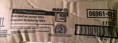 Kay 06961-025 Ecolab 1112168 coffee Filter Pouch Cleaner Case of 120 each