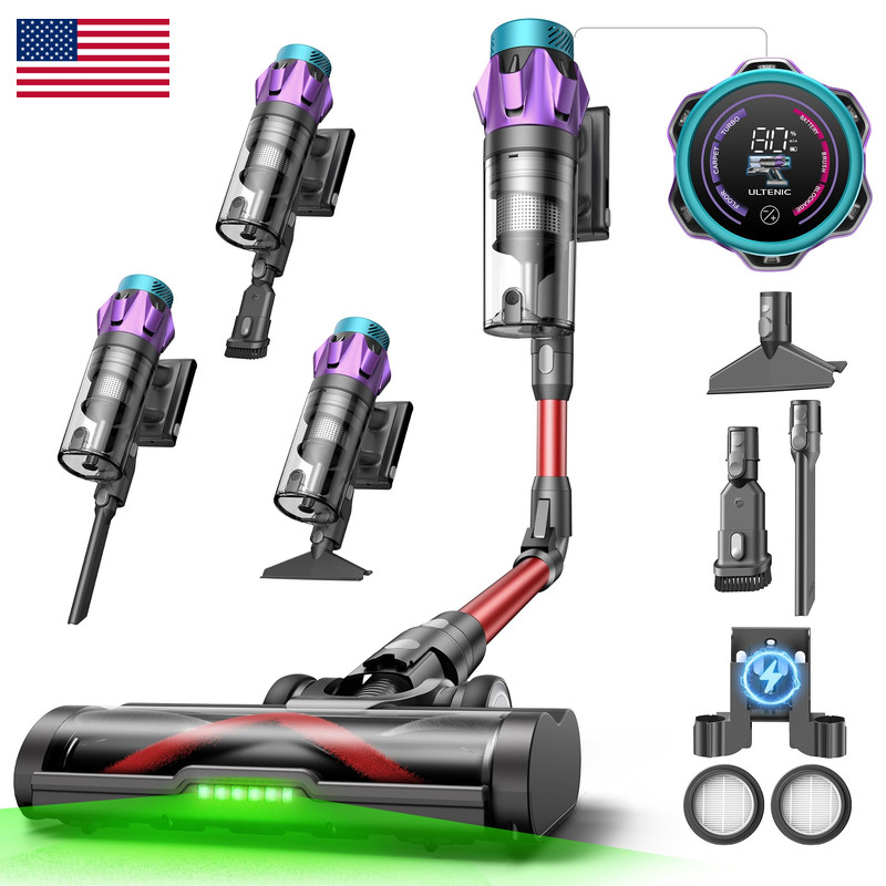 Ultenic Cordless Vacuum Cleaner 55Kpa/650W/80Mins Cordless Stick Vacuum